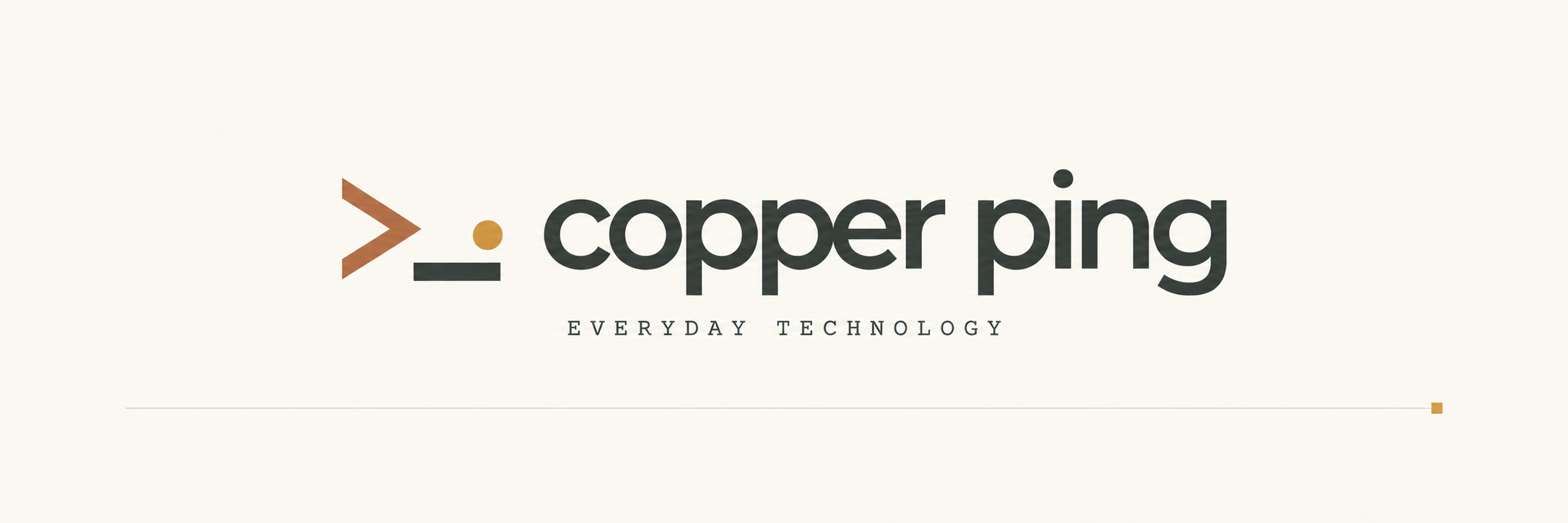 Copper Ping — Everyday Technology